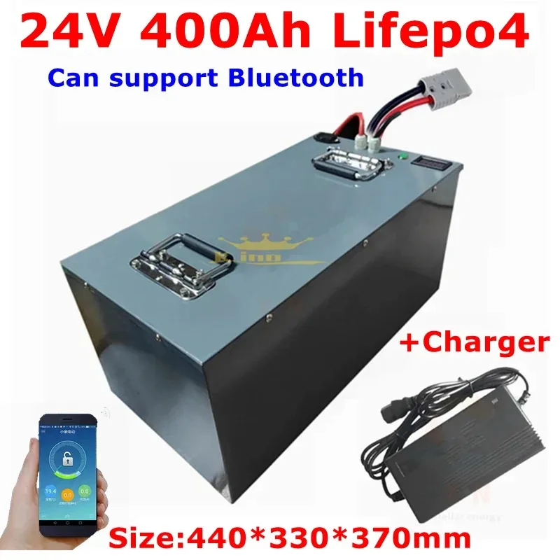 

Литиевый Аккумулятор lifepo4, 24 В, 2400 Ач, 8S BMS, с поддержкой bluetooth