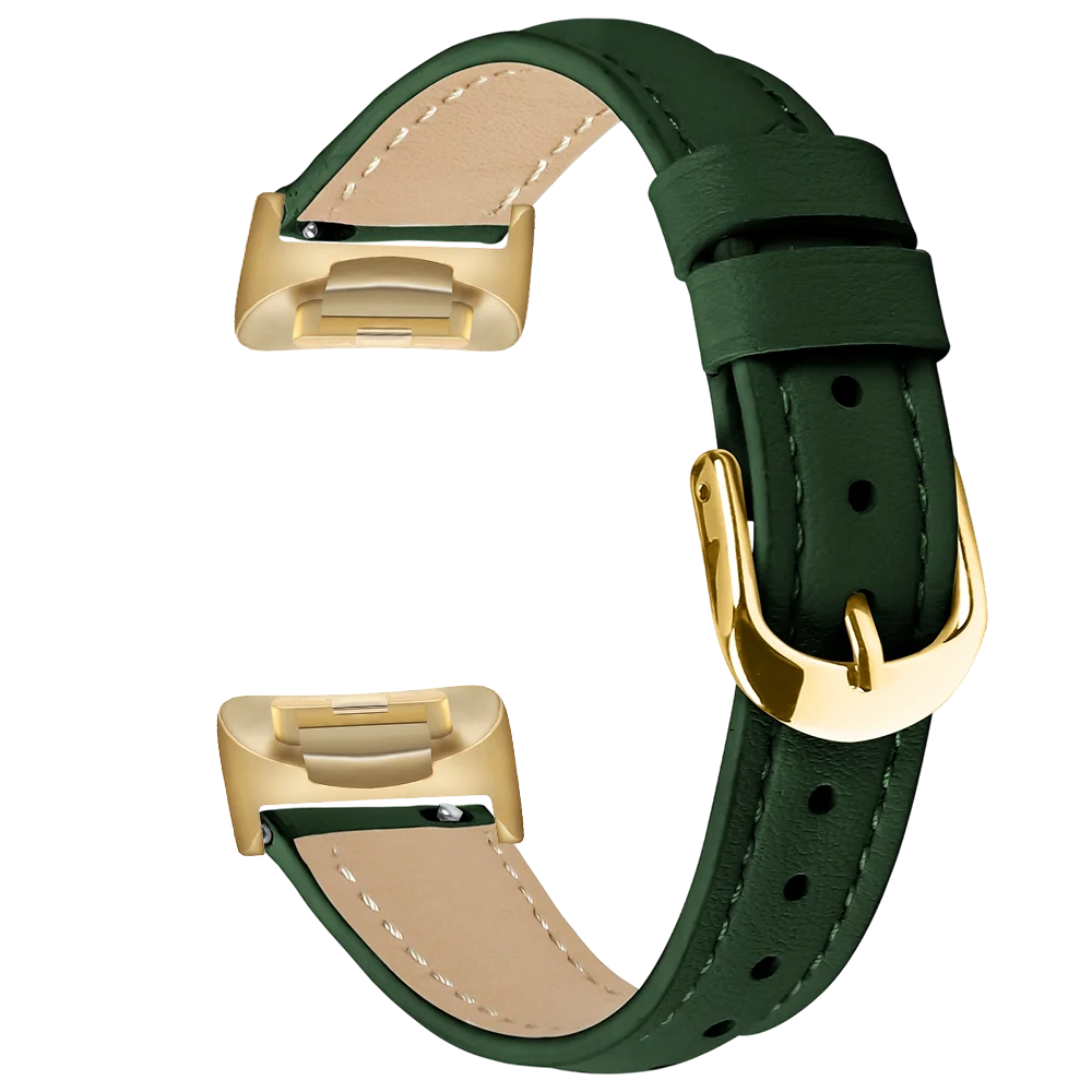 Premium Leather Strap with Classic Buckle - Replacement Wristband