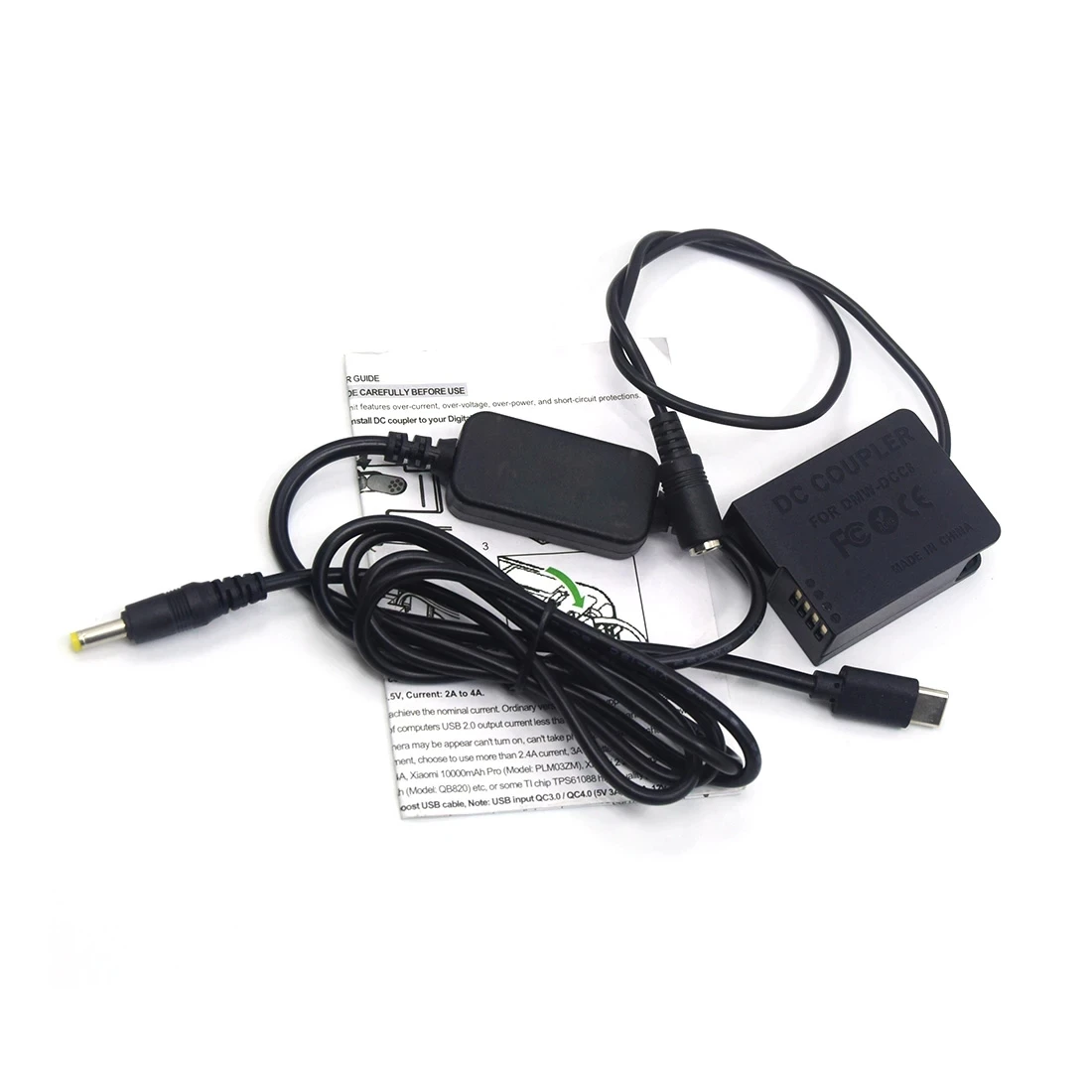 DMW-DCC8 DMW-BLC12 Fully Decoded Dummy Battery+USB
