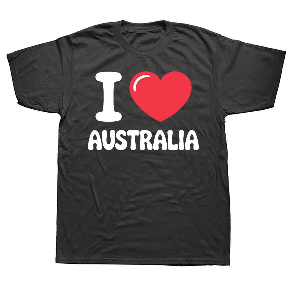 Australien Kunst Australischer Reisender T-Shirts für Männer und Frauen aus reiner Baumwolle, humorvolles Streetwear-T-Shirt, kurzärmelig, Unisex, lockere Kleidung
