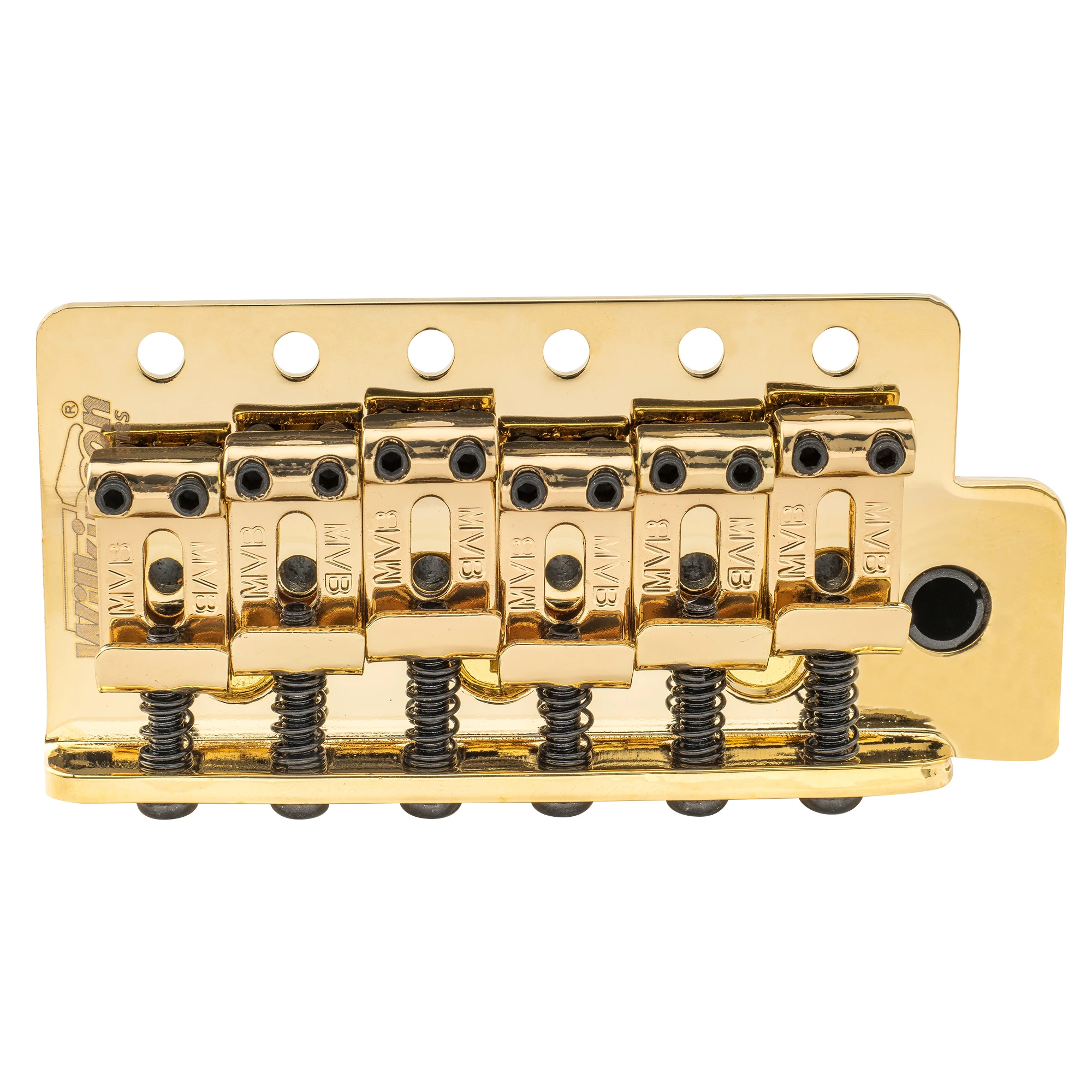 Wilkinson M-Serie 54 mm (2-1/8 Zoll) Saitenabstand 6-Screw Vintage Bent Saddle Gitarre Tremolo Brücke für ST E-Gitarre – Detail 15