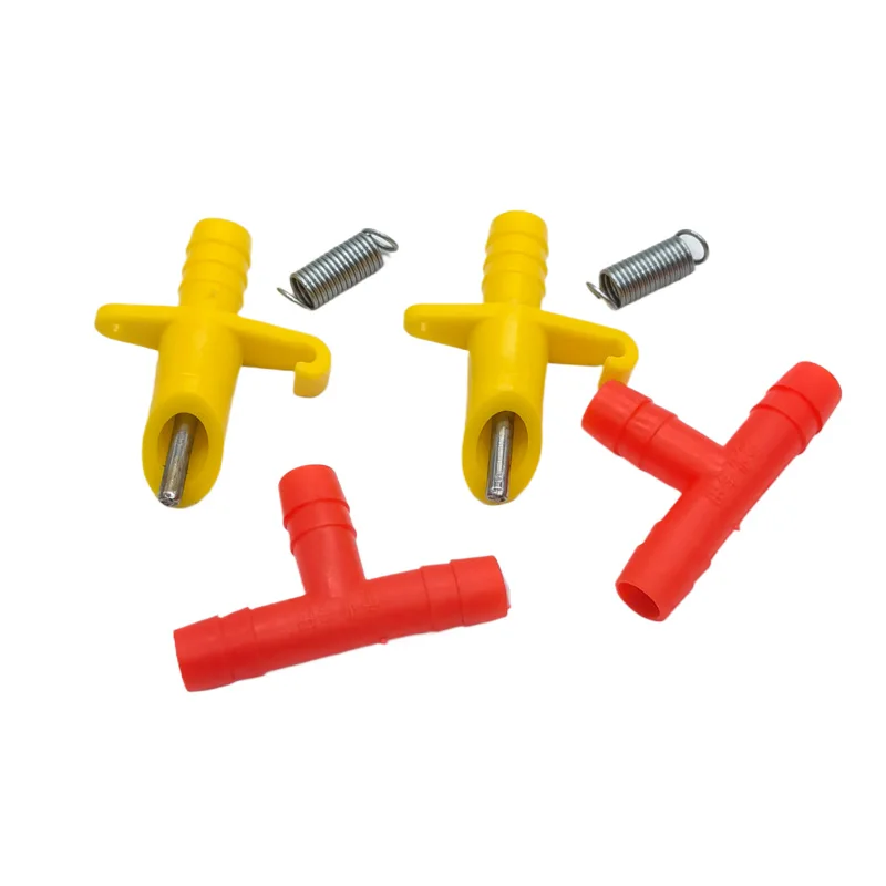 100 set Rabbit Nipple Water Drinker. Automatic Water Feeder for Rodents Drinking Fountains Waterer, Animal Feeding Tools