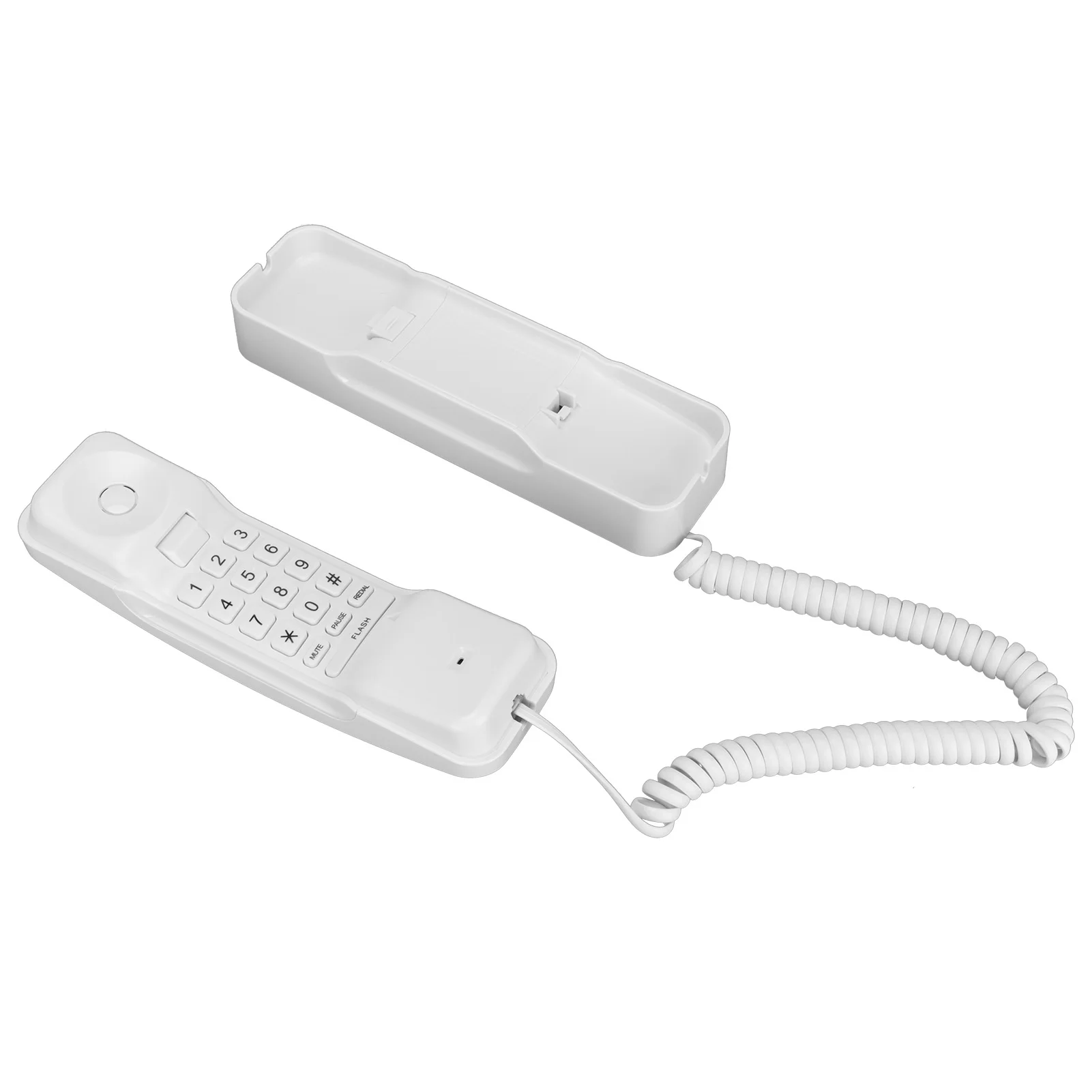 ST-309 Corded Phone Wall Mountable 1 Handset Corded Telephone for Home Business Hotel Guest Room Wall Mounting Corded Phone