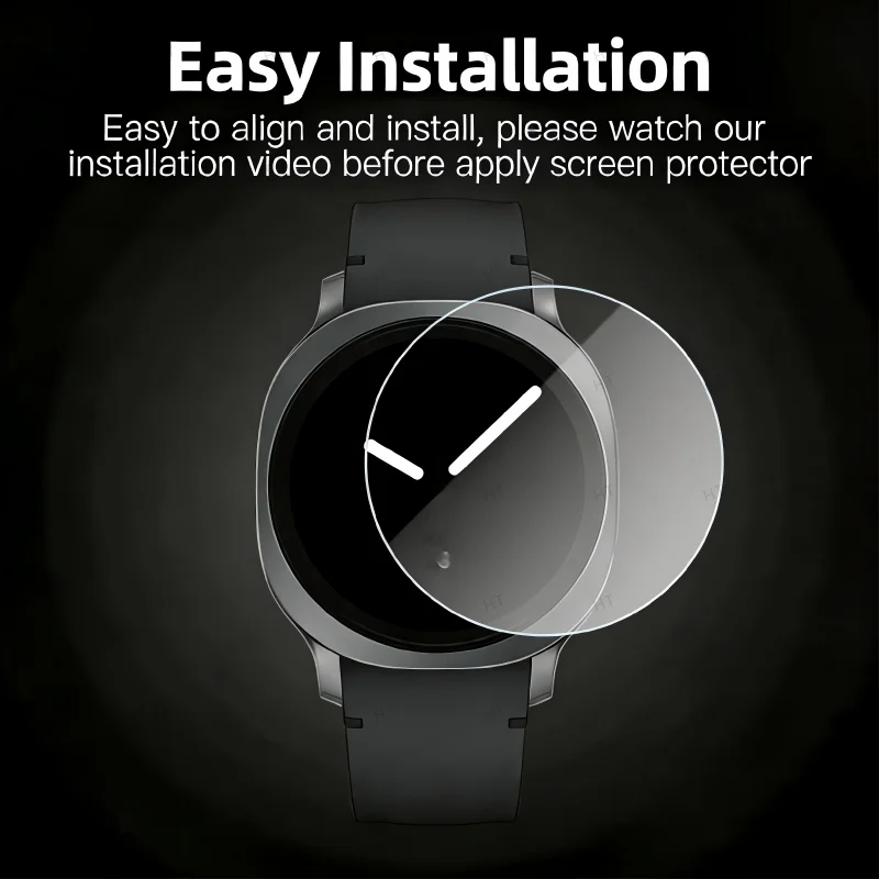 삼성 갤럭시 워치 8용 강화 유리 44mm 40mm 삼성 갤럭시 워치 8용 필름 화면 보호기 클래식 유리 보호