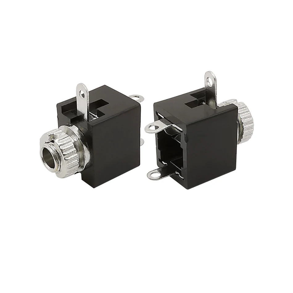 5-10Pcs-PJ201M-2-5mm-Mono-Channel-Female-Audio-Connector-3-Pin-DIP ...