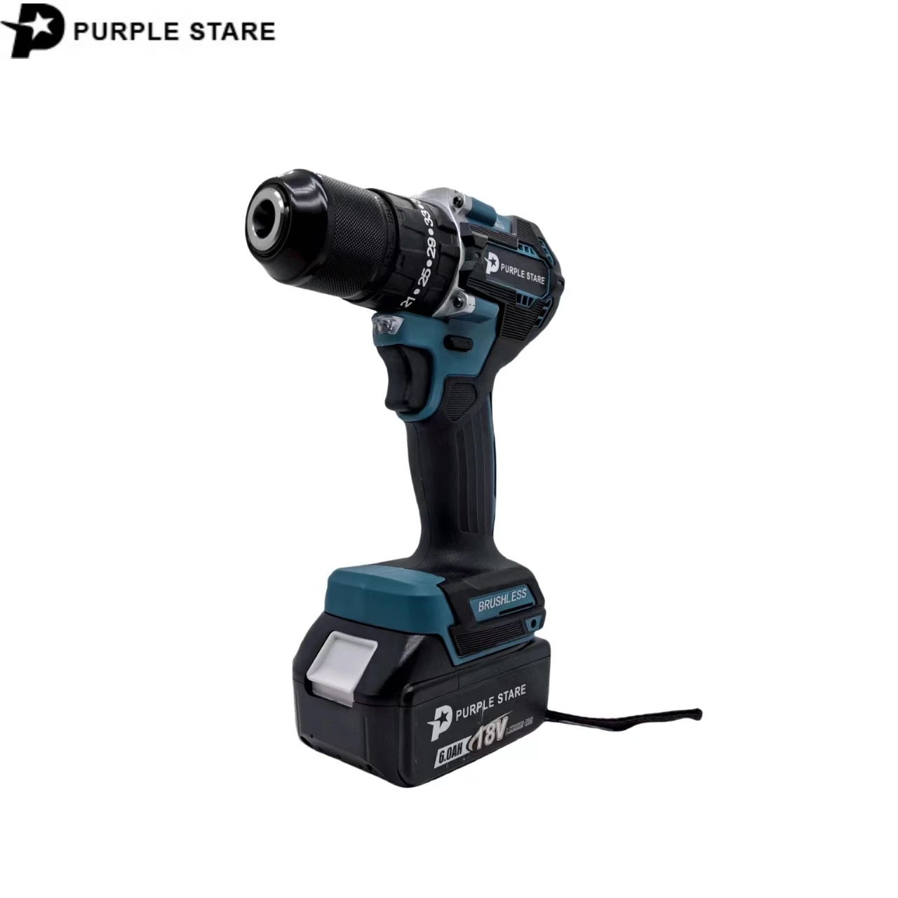 충전식 브러시리스 드라이버 전동 드릴, 보라색 DHP487, 18V 리튬 이온 LXT, Makita 18V 배터리에 적합, 13mm