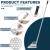 55inch Metal Detecting Sand Scoop Stainless Steel Beach Treasure Hunting Sand Scoop with Removable Long Handle for Beach Diving 5