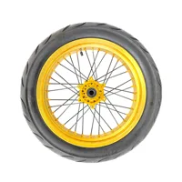 Moto électrique Ultra Bee modifiée avec un jeu de roues Supermoto de 17 pouces, roue avant 110/70R17, roue arrière 140/70R17. 2
