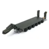 RC Hydraulic Metal Semi Trailer Painted Finished Spare Parts for Toys 1/14 Elefant FAUN SLT-56 Tank Transporter Car 4