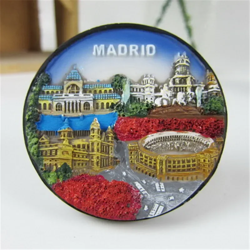 

Spain Madrid Fridge Magnet Plaza de Cibeles City Travel Souvenir