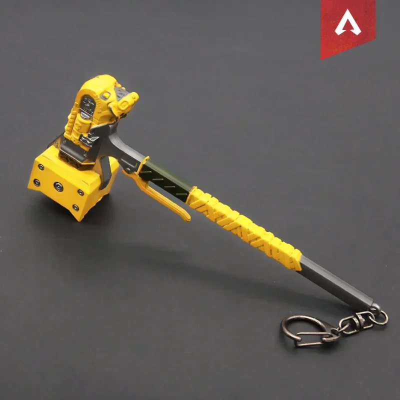 15cm Apex Legends Heirloom Caustic Death Hammer Game Swords Anime Royal Katana Keychain Weapon Model Ornament Boy Gifts Kid Toys 5