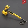 15cm Apex Legends Heirloom Caustic Death Hammer Game Swords Anime Royal Katana Keychain Weapon Model Ornament Boy Gifts Kid Toys 5