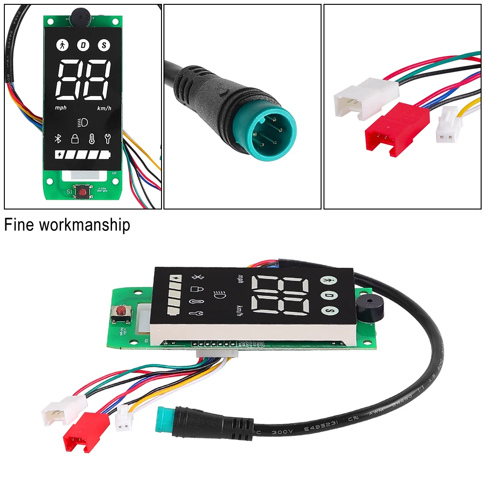 Display Für Xiaomi 4 Lite 2nd Gen Elektrische Roller Dashboard Schalter Panel Kunststoff Meter Display Abdeckung BT Bord Bildschirm Teile – Detail 5