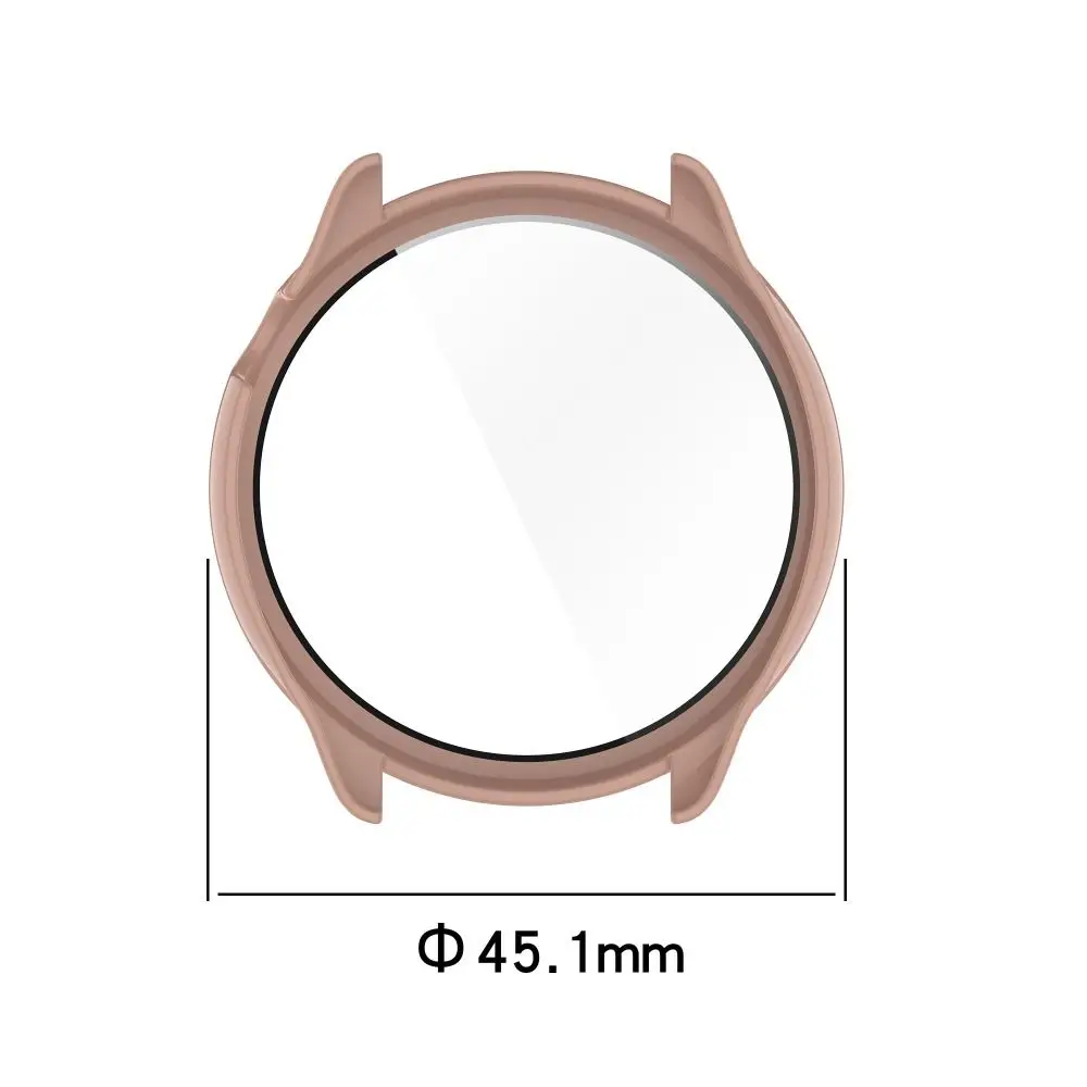 Hard Full Edge Glass Screen Protector Case Shell Frame for Amazfit GTR Mini Smart Watch Protective Bumper Cover