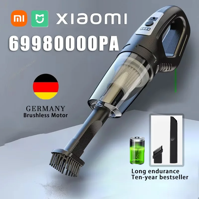 Xiaomi MIJIA 69980000pa Car Vacuum Cleaner 120W High Power USB Charge Handheld Cordless Vacuum Cleaner Strong Suction Car Home Xiaomi MIJIA 69980000pa Car Vacuum Cleaner 120W High Power USB Charge Handheld Cordless Vacuum Cleaner Strong Suction Car Home