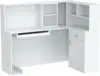 Modern Reception Desk Front Counter, Large Storage Shelves and Drawers, Retail Counter for Room, Reception Desks 4