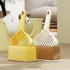 Cat Litter Scoop Plastic Long Handled Cat Scoop Large Cute Cat Scoop Poop Cat Basin Cat Poop Big Scoop Small Hole Pet Supplies 4