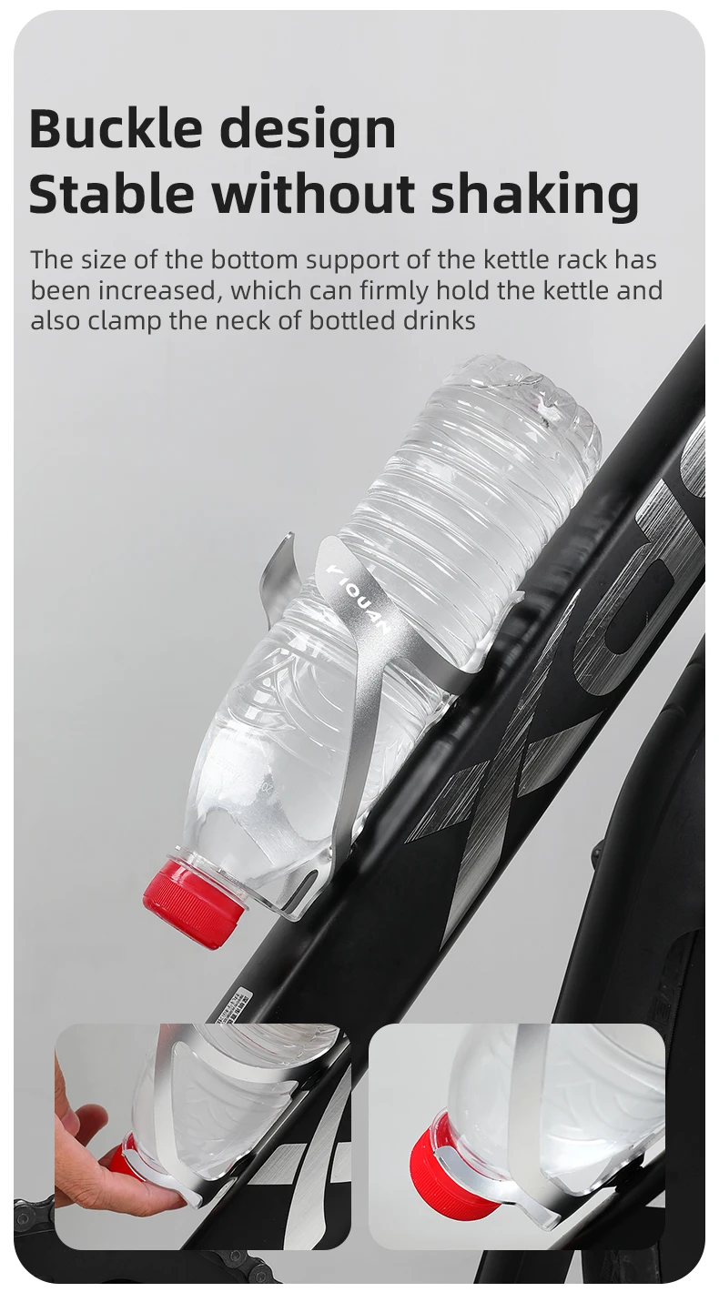 Ultraleichter Fahrrad-Flaschenhalter aus Aluminiumlegierung, langlebig, für Rennrad, Wasserflaschenhalterung, universeller Mountainbike-Flaschenhalter – Detail 7
