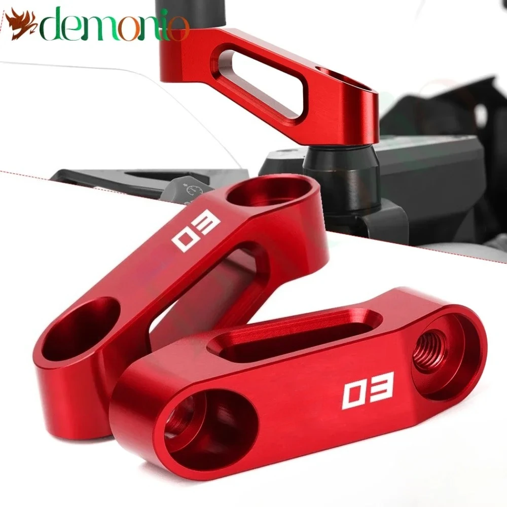 Motorcycle Rearview Mirror Extension Mount Bracket Holder
