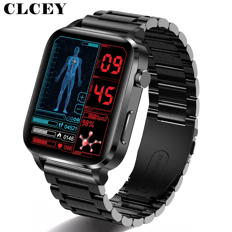 2023 New ECG+PPG Smart Watch Men Blood Pressure Heart Rate Watches IP68