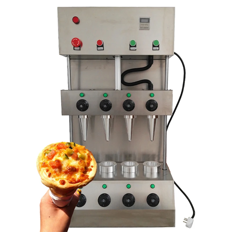 Description Picture 4 of itemHot Selling Pizza Cone Machine Commercial Pizza Cone Maker Hot Sale Stainless Steel Pizza Moulding Machine 