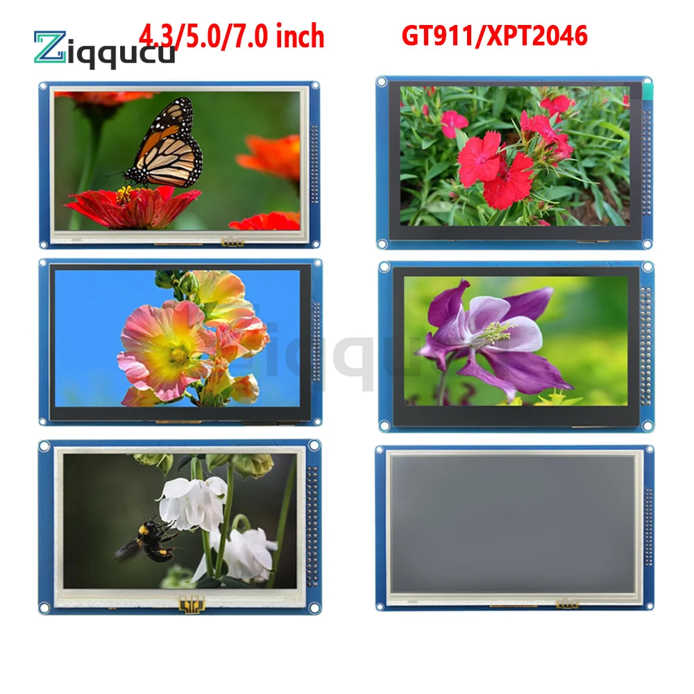 

4.3/5.0/7.0 inch SSD1963 TFT color LCD Module Display Screen XPT2046 GT911 support 16BIT RGB 65K For Raspberry Pi