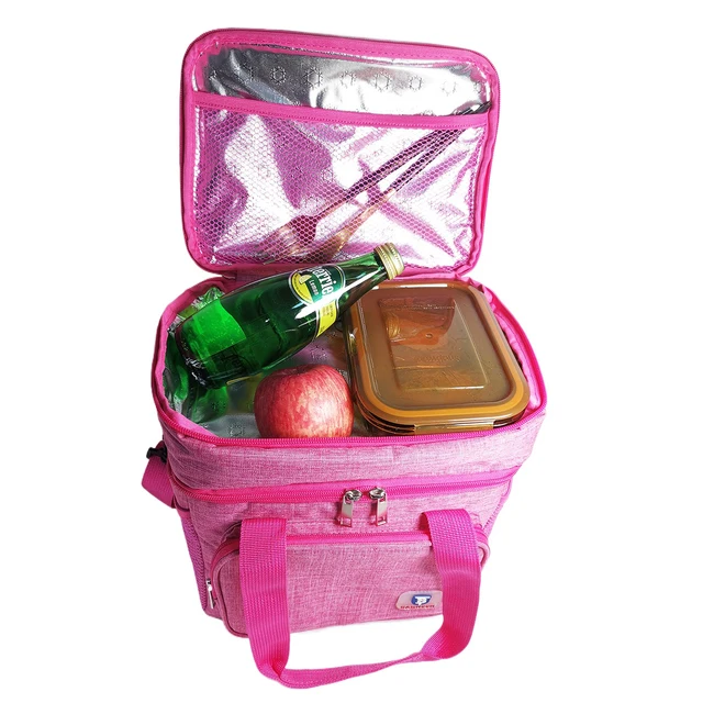 Bolsa Térmica Aislada Para Almuerzo Escuela O Picnic - Mantiene Frías Comidas Y Bebidas