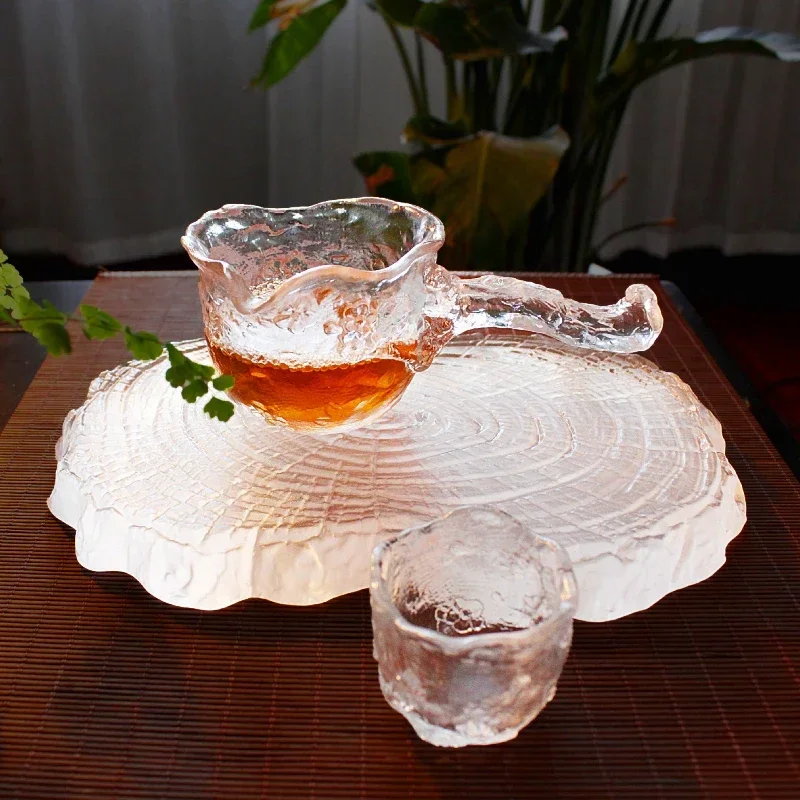 

Tea Set Glass Teacup Kung Fu Tea Protagonist Cup Gaiwan Exquisite Business Gifts Pot Teaware Kitchen Dining Bar Home Garden