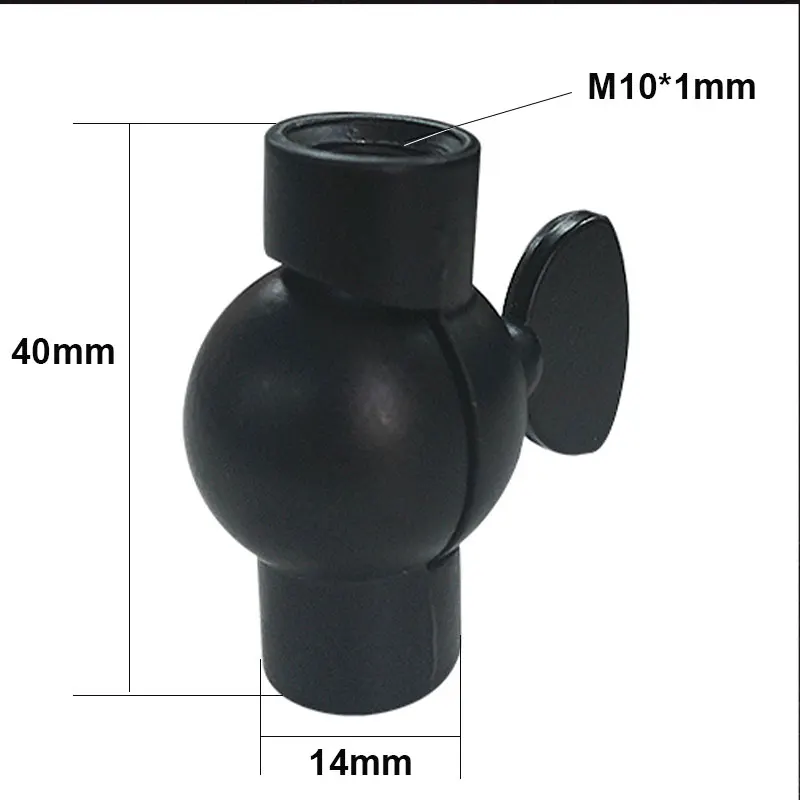 Steering Head Lighting Accessories Wall Lamp Connector M10 Table Lamp Corresponds External Thread Hollow Thread Rod Tube 2PCS