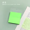 50 Sheets Color Transparent Waterproof sticky not 50*50mm Sticky Note Pads Notepads Posits for School Stationery Office Supplies 4