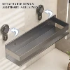 Shower Suction Cup Shelf Storage Shelf Home Organizer Shelf Holder Bathroom Organizer Suction Cup Wall Mounted Storage Rack 3