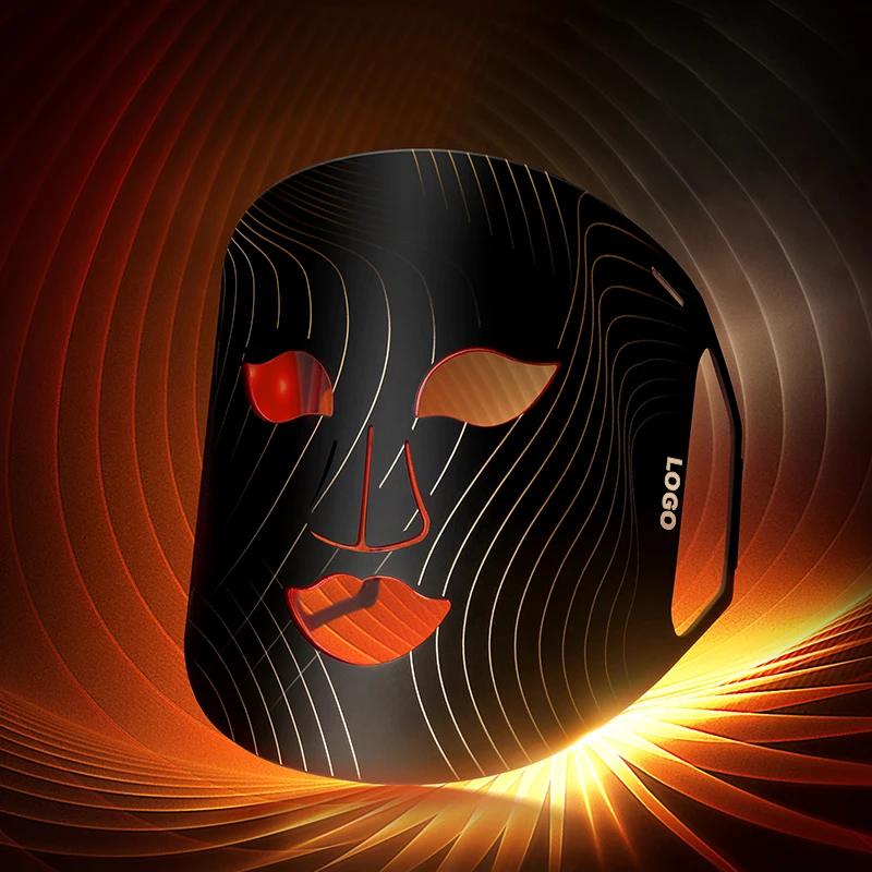 Notime Beauty Red Light Therapy Photon Mask Face 3 Colors Wireless Led Infrared Facial Mask For