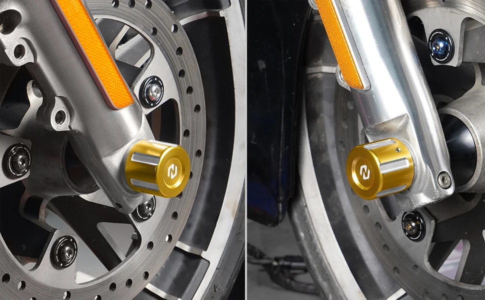 Für Street Glide FLHX 2009–2023 Vorderachsmutternabdeckungen Road King Special FLHRXS 2017–2023 CVO Road Glide Ultra Limited FLHTK – Detail 22