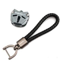 Motorcycle Keychain Case & Key Ring Accessory (Titanium)