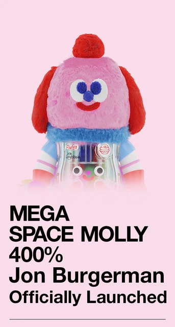 ぬいぐるみ MEGA SPACE MOLLY 400% JON BURGERMAN MEGA SPACE