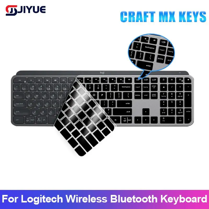 Clear Silicone Keyboard Cover - Slim & Protective for Wireless Bluetooth Keyboards