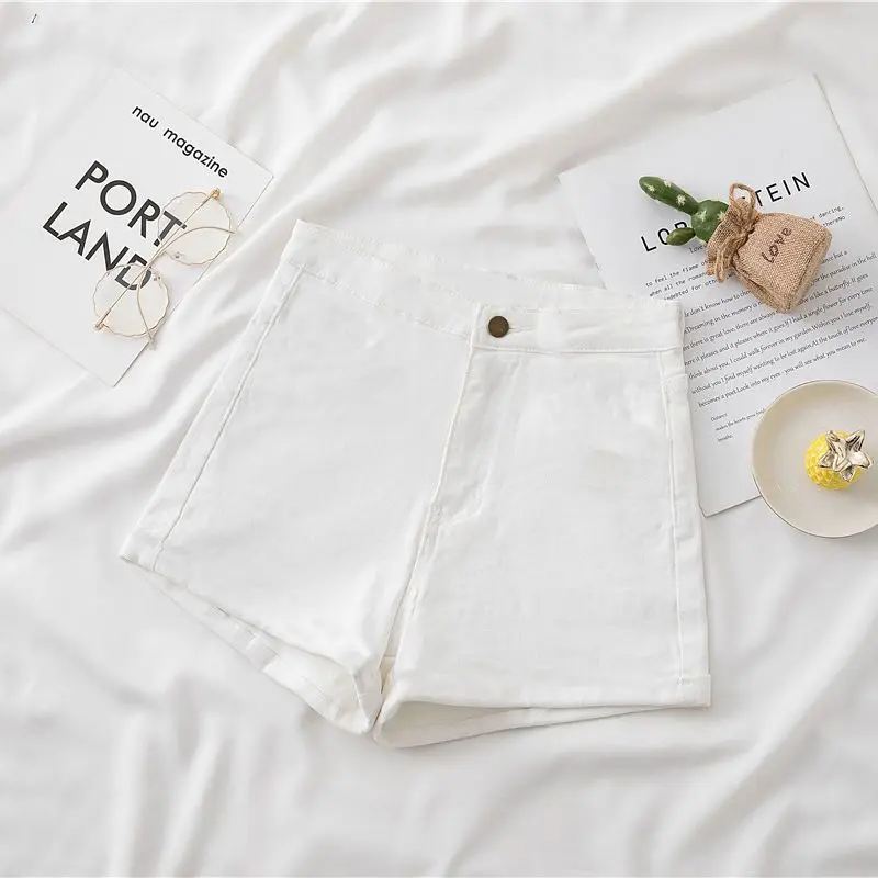 Stretch Jeans High Waist Slim Pants Tight Shorts Straight Leg Casual Wide Leg Women's Summer 2023 New Style
