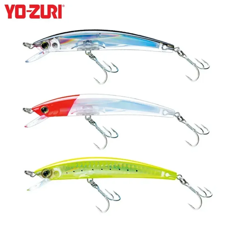 Japan YO-ZURI 10g 16g 26g Mino 3D Prism Refraction Luya Bionic Croaker Mouth Hard Bait Pencil Sea Fishing fishing lure carp fishing bait