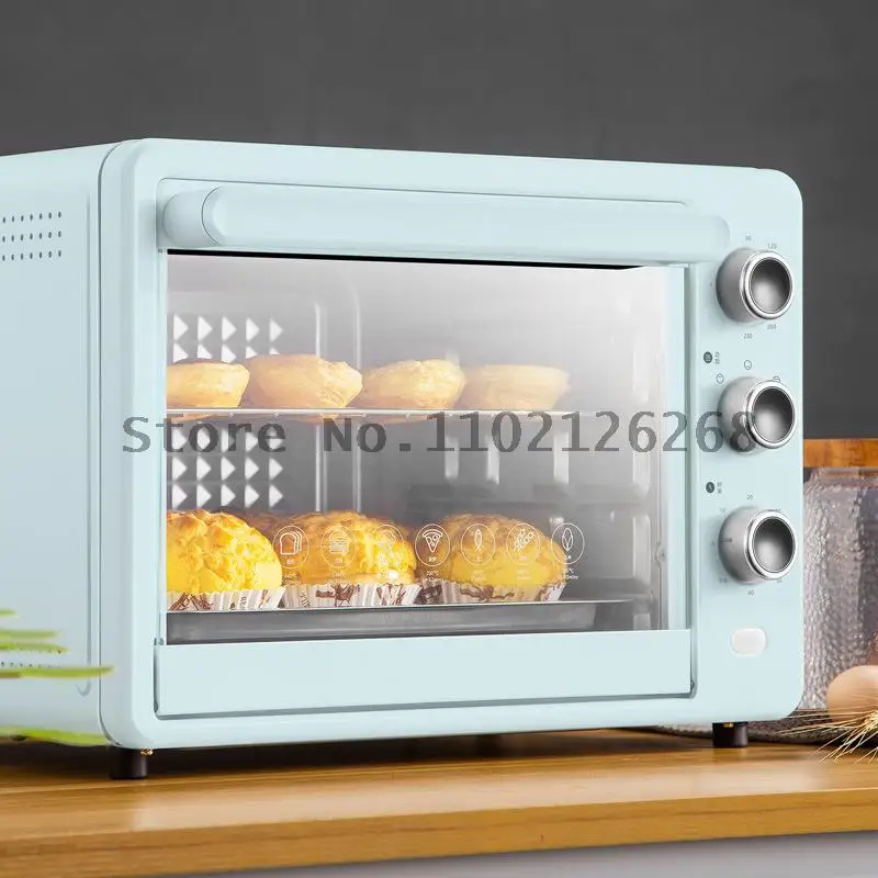 Multi-functional Household Electric Oven 32L Large-capacity Intelligent Bread Cake Baking Oven Kitchen Appliance