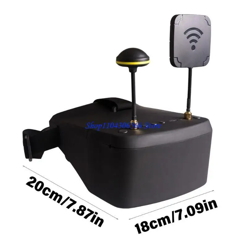 FPV brýle LS800D 5 palců 800x480 40CH pro dron