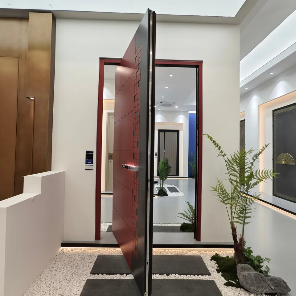DN Factory Price Main Doors for Home Wholesale Modern Metal Aluminium Pivot  Entry Doors Hurricane Proof Safety Entrance Door - AliExpress, image size:960x960