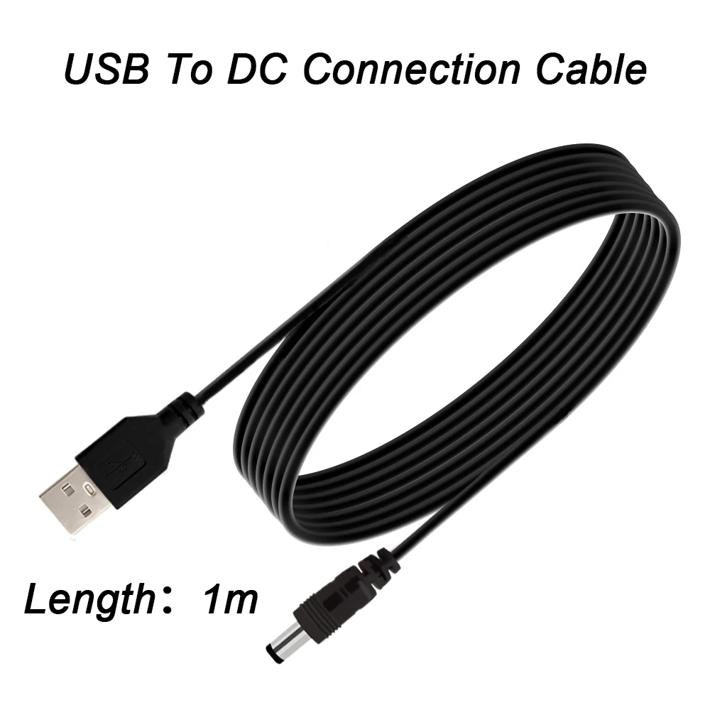 USB to DC Interface 100CM Connection Cable with MCU Power Controller Connector