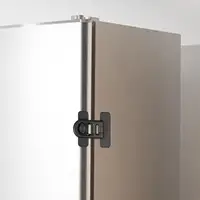 Verrou adhésif pour réfrigérateur, serrures sans clé pour armoires, verrous de porte de réfrigérateur, verrous de sécurité enfant pour réfrigérateur, protection bébé pour four 4