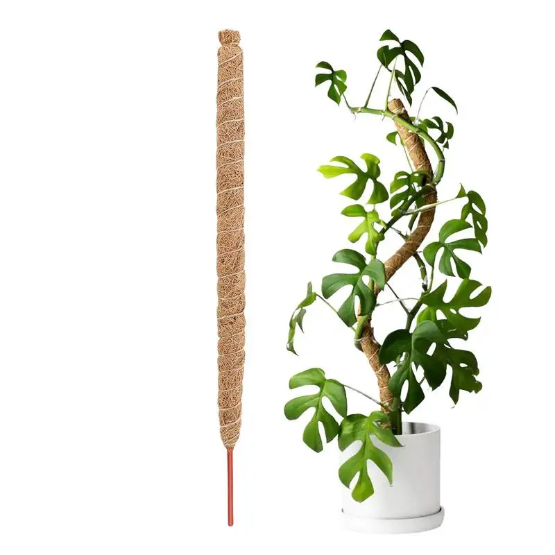 

Plant Pole Coconut Poles Plant Cages Climbing Pole Moss Stick Bendable Reusable Coir Moss Palm Vines Stick For Plants Creepers