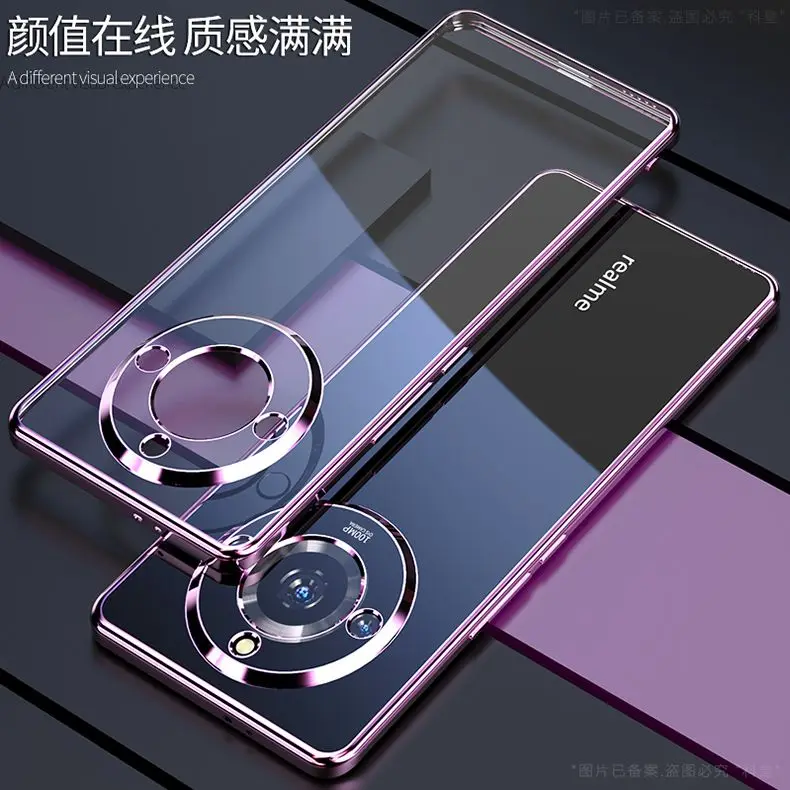 ل Realme 11 برو زائد الكهربائي قضية الهاتف ل Realme 11Pro 11Pro 11ProPlus عدسة شاملة سيليكون لينة قذيفة غطاء