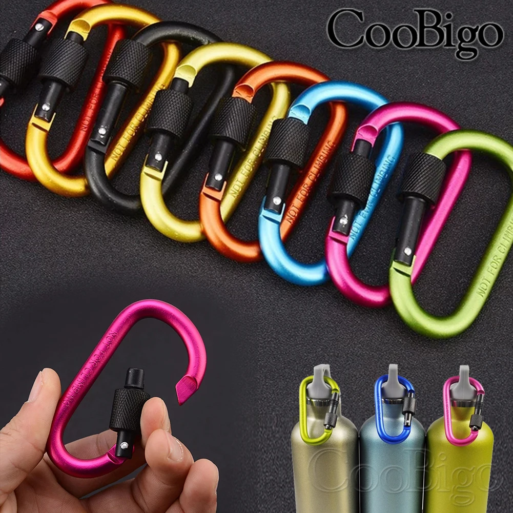 Portachiavi Moschettone Clip D Anello Fibbia Portachiavi Moschettone Zaino Chiusura Di Bloccaggio Campeggio Moschettone Escursionismo Sopravvivenza Ge