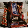 Hot Chocolate Bar Brand S-SnickerS Blanket Comfortable skin living room bed bedroom blanket suitable for travel and gifts 1