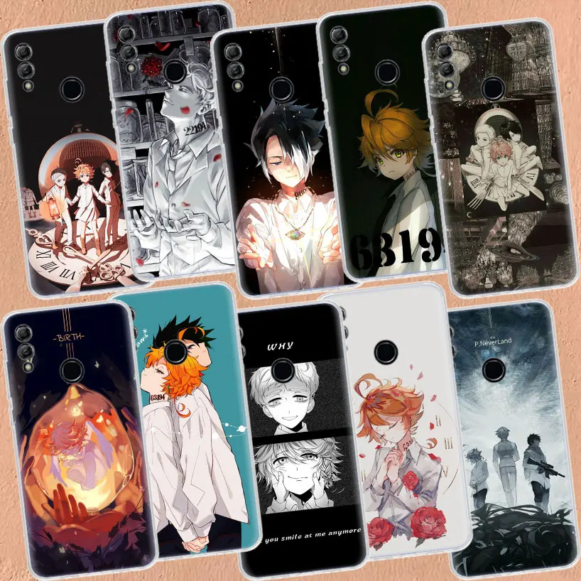 Anime La Promessa Custodia Per Telefono Never Land Per Honor 50 20 Pro 10I 9 Lite 9X 8A 8S 8X 7S 7X 7A Huawei P Smart Z 2021 Y5 Y6 Y7 Y9 Co