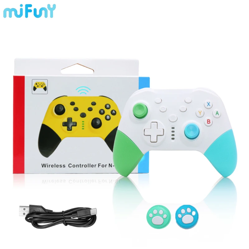 

MIFUNY Nintendo Switch Wireless Gamepad Switch Console Gamepad Dual Joystick Connectable Portable Bluetooth Compatible Gamepad