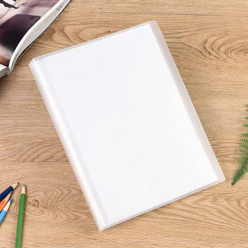 Sanding Transparent PP Photo Album 3R/4R/5R Idol Collect Book Collection Book for Photographs DIY Binder Postcard School